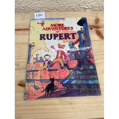 180 - Children's Interest: Rupert Annuals, a collection of four Annuals including:(a) More Adventures of R... 