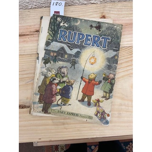 180 - Children's Interest: Rupert Annuals, a collection of four Annuals including:(a) More Adventures of R... 