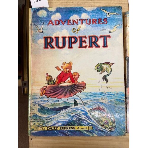 180 - Children's Interest: Rupert Annuals, a collection of four Annuals including:(a) More Adventures of R... 