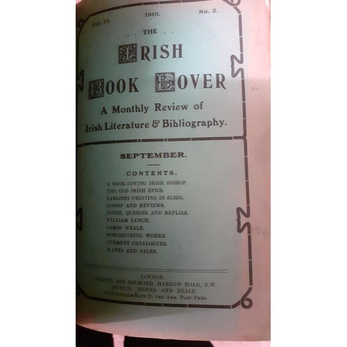 303 - Periodical: Crone (John S.)ed. The Irish Book Lover, A Monthly Review of Irish Literature and Biblio... 