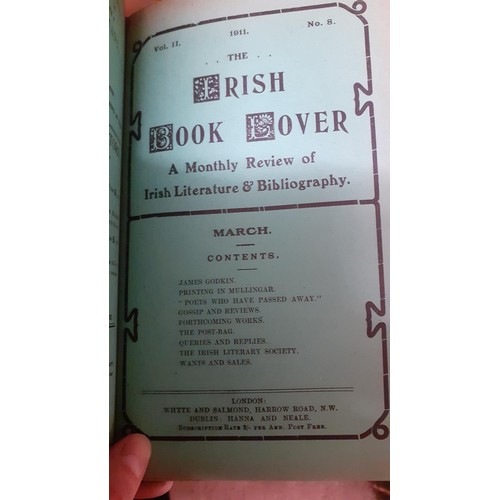 303 - Periodical: Crone (John S.)ed. The Irish Book Lover, A Monthly Review of Irish Literature and Biblio... 