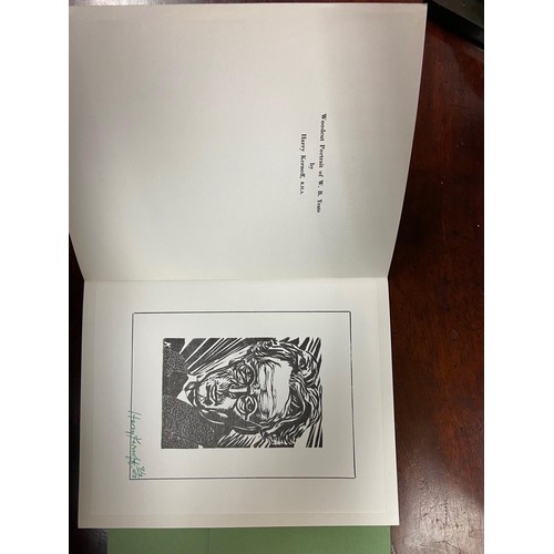 445 - Signed by the ArtistKernoff (Harry) Portrait of W.B. Yeats, woodcut Signed and Limited No. 84 (100),... 