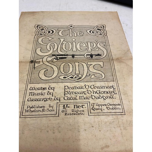 417 - The First Separate PrintingThe Soldier's Song  Words by Peadar Ó Cearnaigh. Music by Padraig Ó hAona... 