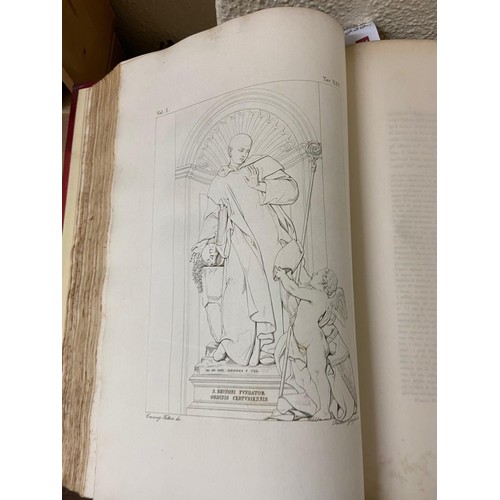 232 - Pistolesi (Erasmo) Il Vaticano, 8vols. large atlas, folio Rome (Tipografia della Societa..) 1829. Al... 