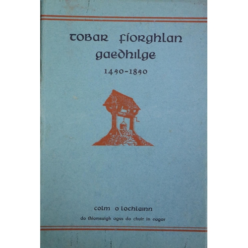 111 - Three Candles: [O'Lochlainn (Colm)] Tobar F¡orghlan, Gaedhilge - Deismibeachta na Teangadh 1450 - 18... 