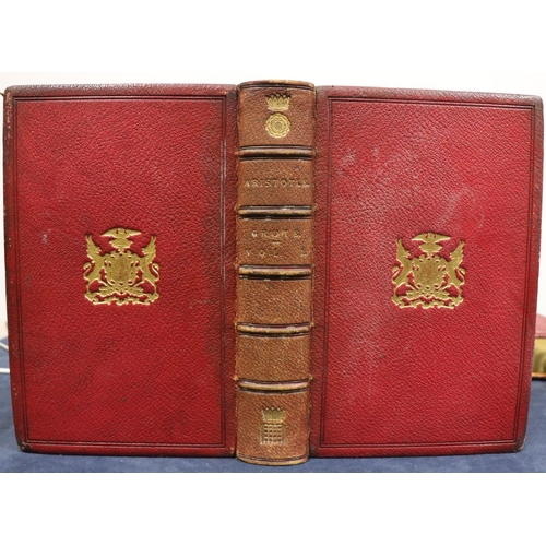 112 - Binding: Grote (George) Aristotle, 2 vols. 8vo L. 1872. Ed. by Alex. Bain, U.& G. Croom Robertso... 