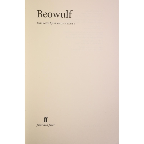 131 - Signed Limited Edition  Heaney (Seamus) Beowulf, 8vo, L. (Faber & Faber) 1999, Signed and Limite... 