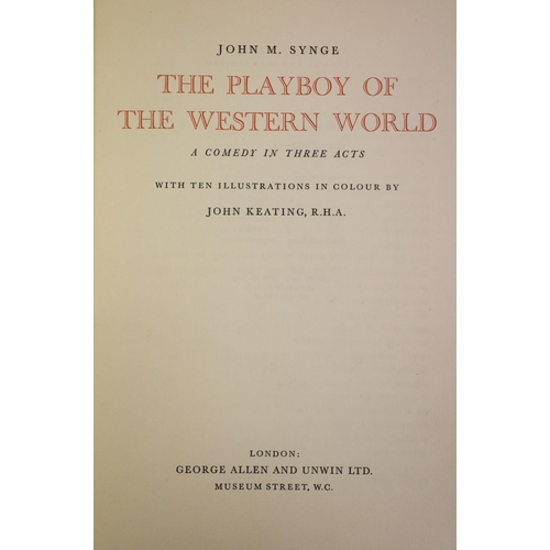 148 - With Illustrations by Sean Keating  Synge (John M.) The Playboy of the Western World, A Comedy in Th... 