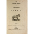 Chapbook: Illustrated Volume - The Natural History of Remarkable Beasts, 12mo, D. (J. Jones) 1820, e... 