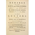 [Boyle (John) Earl of Cork & Orrery] Remarks on the Life and Writings of Dr. Jonathan Swift, Dea... 