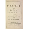 [Walsh (Peter)] P.W. A Prospect of the State of Ireland, from ... 1756 to the Year of Christ 1682. F... 