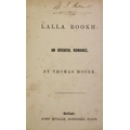 Moore (Thomas) Lalla Rookh - An Oriental Romance, 12mo, Belfast (John Mullan) n.d., green cloth with... 