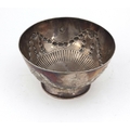 An 18th Century English silver crested Bowl, decorated in the Adams taste with repouss work on circ... 