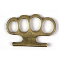 A Victorian period brass Knuckle Duster, with mark BC42. (1)