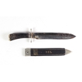 A very rare large mid-19th Century George Wostenholm Bowie Knife, with profusely engraved 10