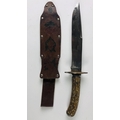 A typical early 19th Century Bowie Knife, with 8 1/2