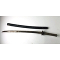 A Japanese Katana Sword, 25 1/2