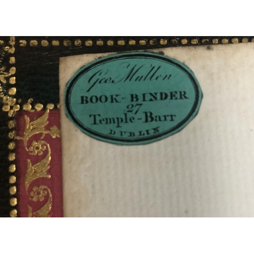 67 - In Fine Mullen Binding from Library of Daniel O'ConnellStrafford (Thos.) Pacata Hibernia; or A Histo... 