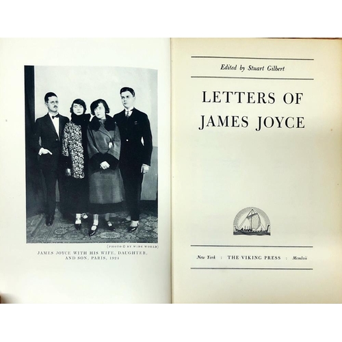 69 - Joyce: Gilbert (Stuart)ed. Letters of James Joyce, 3 vols. N.Y. (Viking Press) 1957 L. (Faber & ... 