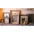 Gilt Frames:  A set of 8 matching Gilt Frames, and a collection of other gilt and other Frames. As a... 
