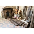 A collection of antique metal Fireplaces, and fenders, part marble fireplaces, tiles etc. As a lot, ... 