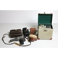 A collection of old Cameras, including cine-camera, two projectors, and other items. As a lot, w.a.f... 