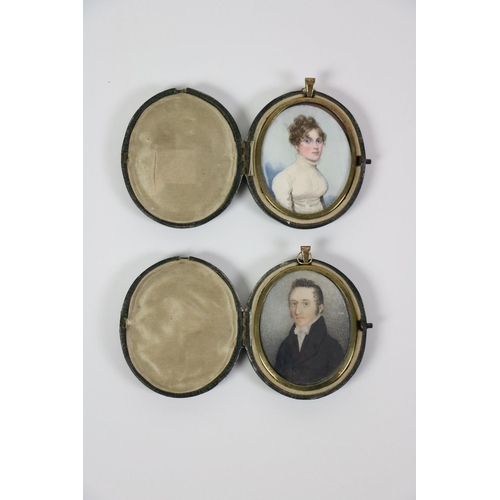 173 - A. Buck, 18th Century Irish SchoolMiniatures: Good half length 