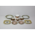 An attractive Royal Crown Derby Tea Service, approx. 38 pieces; a collection of 17 large Delphi chin... 