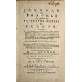 Dutens (M.L.) trans. by Highmore (John) Journal of Travers made through the Principal Cities of Euro... 