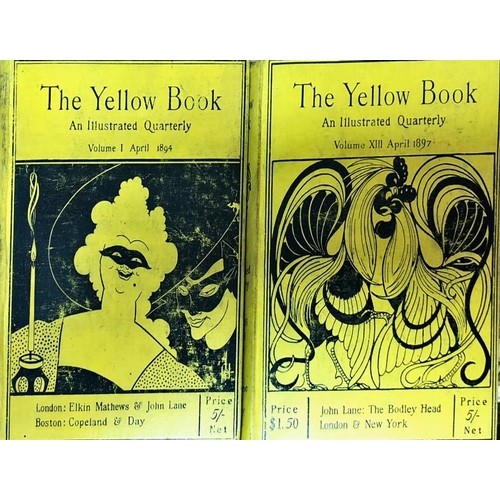 909 - Fine Complete SetPeriodical: The Yellow Book, An Illustrated Quarterly Vols. I - XIII, complete in 1... 