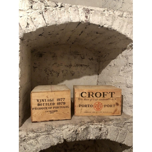 110 - Croft Port, Vintage 1977, bottled in 1979, 2 cases, 21 bottles. (21)