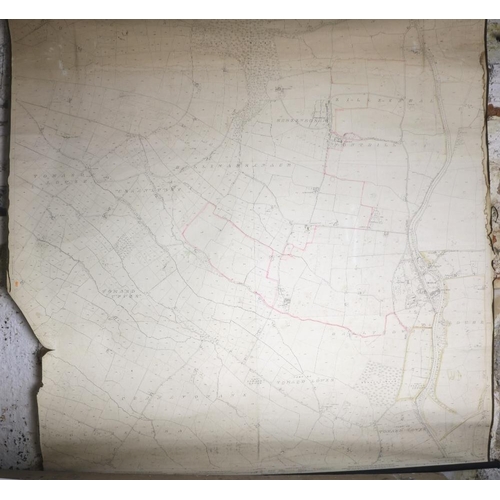 14 - Two rolled Wall Maps, of the Milford Estate and Carlow Area. (2)
