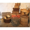 A large collection of varied cane and other Baskets, over 30 items. As a lot, w.a.f. (1)