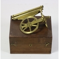 A 19th Century brass Measuring Instrument, in wooden box. (1)