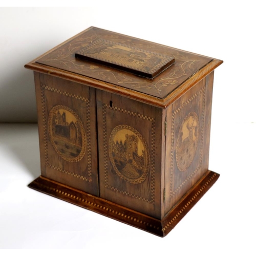 674 - An attractive and fine quality 19th Century Killarney wood Specimen Box, of small proportions with l... 