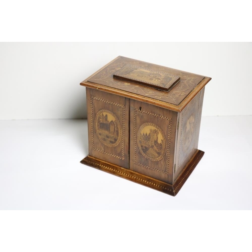 674 - An attractive and fine quality 19th Century Killarney wood Specimen Box, of small proportions with l... 