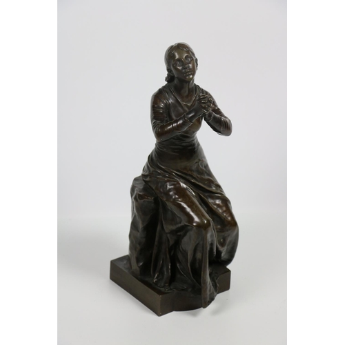 687 - Paul Dubois (1829 - 1905)Bronze, c. 1880 