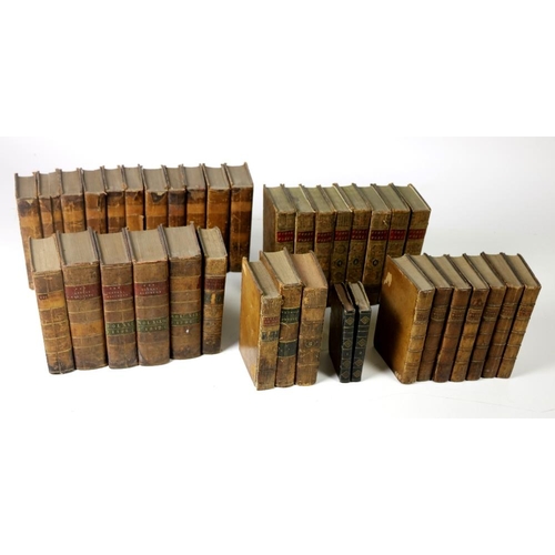 710 - Bindings etc: Hume (David) Works, 8 vols. Dublin 1780, tree calf; New Annual Register, 18 vols. c. 1... 