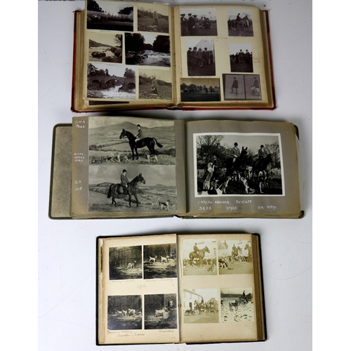 719 - Photograph Albums: Three varied Photograph Albums of the Alexander family & related families, al... 