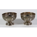 A pair of very heavy silver plated Presentation Bowls, by James Dixon & Sons, Sheffield, c. 1886, la... 
