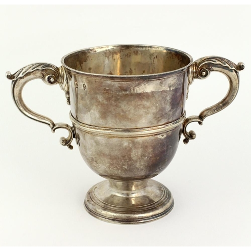 51 - A heavy large Irish late George II silver two handled Cup, Dublin c. 1750, possibly by Wm. Townsend,... 