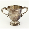 A heavy large Irish late George II silver two handled Cup, Dublin c. 1750, possibly by Wm. Townsend,... 