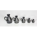 A very good set of 5 early 19th Century Irish pewter graduating Haystack Measures, by Austen & Son, ... 