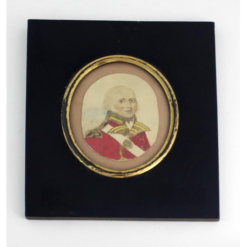 85 - Early 19th Century Irish School Miniature: Oval 