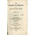 Plowden (Francis) The History of Ireland, 3 vols. roy 8vo D. 1811. First, uncut, recent hf. calf, ma... 