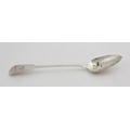 A large silver Basting Spoon, by Samuel Nevill, Dublin 1825, 4 ozs., 12 3/4