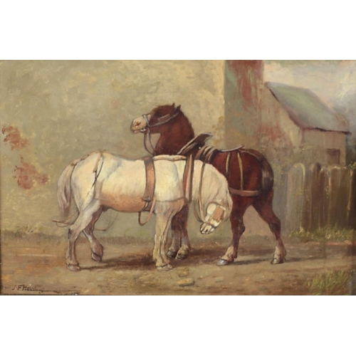 790 - J.F. Herring  A pair of attractive Equestrian Paintings, depicting 