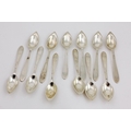 A set of 12 matching plain silver Grapefruit Spoons, Sheffield c. 1931, approx. 10 ozs. (12)