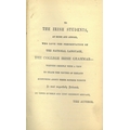 Bourke (Rev. Ulick J.) The College Irish Grammar, sm. 8vo D. 1868. Engd. frontis, orig. cloth; Merry... 