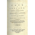Young (Arthur) A Tour in Ireland, 2 vols. 8vo D. 1780 fold. frontis (loose) Vol. I, cont. tree calf,... 